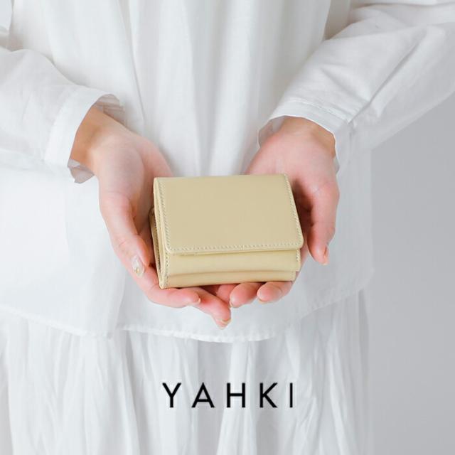 YAHKI ヤーキ スムースレザー コンパクト 三つ折り ウォレット yh-207レディース 2026ss新作 春夏 クーポン対象
