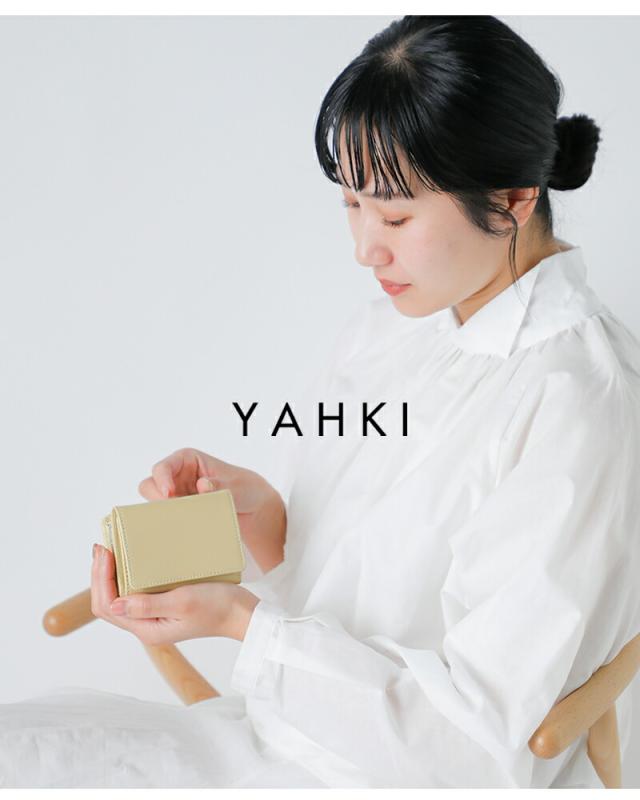 YAHKI ヤーキ スムースレザー コンパクト 三つ折り ウォレット yh-207レディース 2026ss新作 春夏 クーポン対象