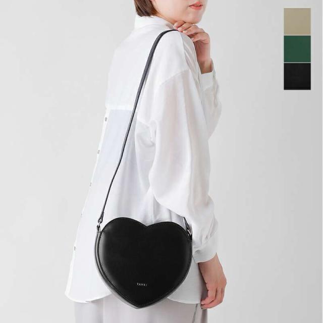 ヤーキ ショルダーバッグ YAHKI  Wフェイスレザー ハート ショルダーバッグ yh-732  ☆☆ クーポン対象