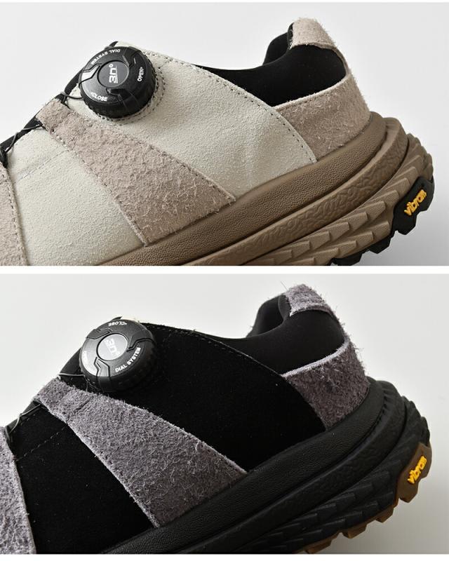 yuers ユアーズ  カウレザー フリーロック ビブラムソール モックシューズ “LOOMER” yu25c006 レディース 2025aw新作 クーポン対象