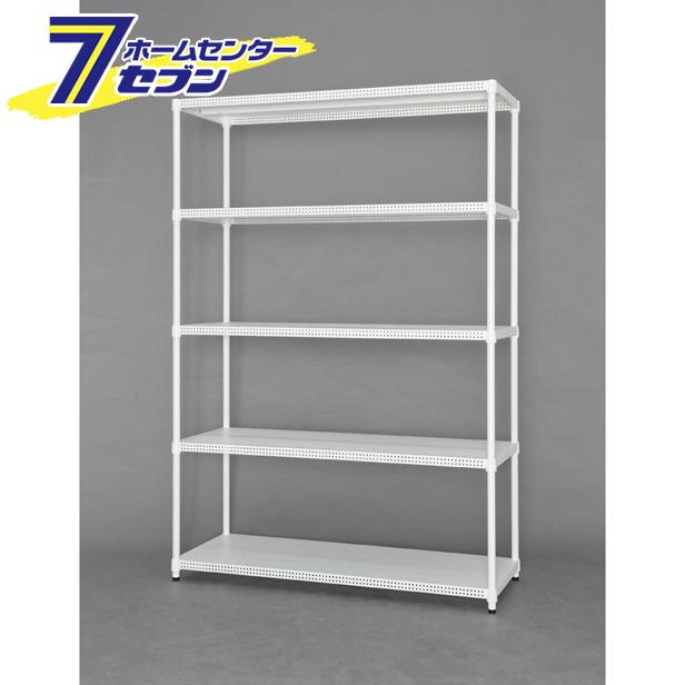 カラーパンチング ラック ホワイト CMR-P1218J 幅120×奥行46×厚さ178.5ｃｍアイリスオーヤマ [収納 メタルラック]_1