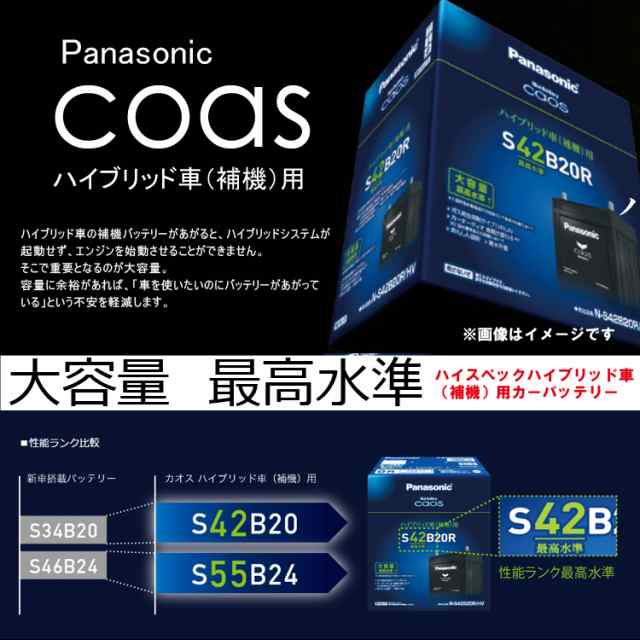 カオス バッテリー N S65d26l Hv パナソニック ハイブリッド車 補機 用の通販はau Pay マーケット ホームセンターセブン Au Pay マーケット店