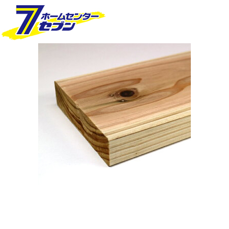 杉乾燥仕上げ材 4面プレーナー仕上げ 角糸面取 厚み25mm×幅100mm×長さ