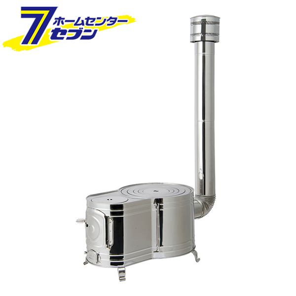 薪ストーブセット ステンレス 時計1型 ASS-60 ホンマ製作所
