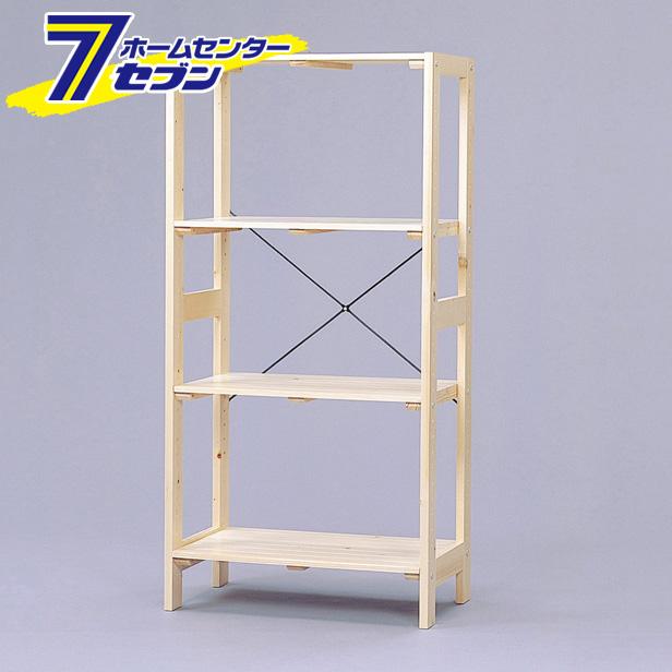 ウッディラック せつ然たる WOR-5312 4段 幅58.5×奥ふかさ35×厚さ118.5ｃｍアイリスオーヤマ [納める 棚 御厨子所 リビング]