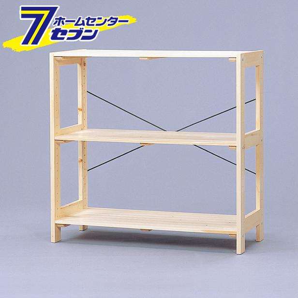 ウッディラック クリア WOR-8308 3段 幅83.5×奥行35×厚さ80ｃｍアイリスオーヤマ [収納 棚 キッチン リビング] 7,778円