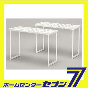 伸縮押し入れ整理棚 グレー SOR-370H×2 アイリスオーヤマ [SOR370H×2]