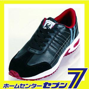 安全スニーカー ブラック 26.0cm #206 コーコス信岡 [#206 安全靴 作業 靴 セーフティ シューズ ワーキングシューズ]