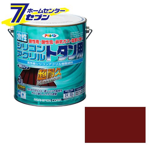 水性シリコンアクリルトタン用　3L あかさびアサヒペン [水性塗料　トタン 塗装用品 塗装塗料]の通販は