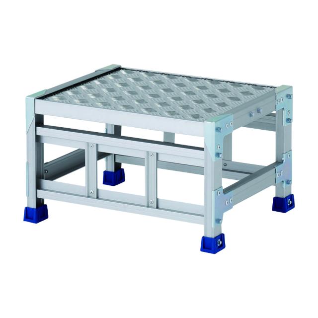 アルインコ 作業台 CSBC 1段 (天板寸法500x400mm 天板高さ300mm) CSBC135S [アルミ 天板縞板タイプ 組立式作業台 工場 倉庫 踏台 踏み台 はしご 梯子 ハシゴ DIY 工具 alinco]の通販は 16,974円