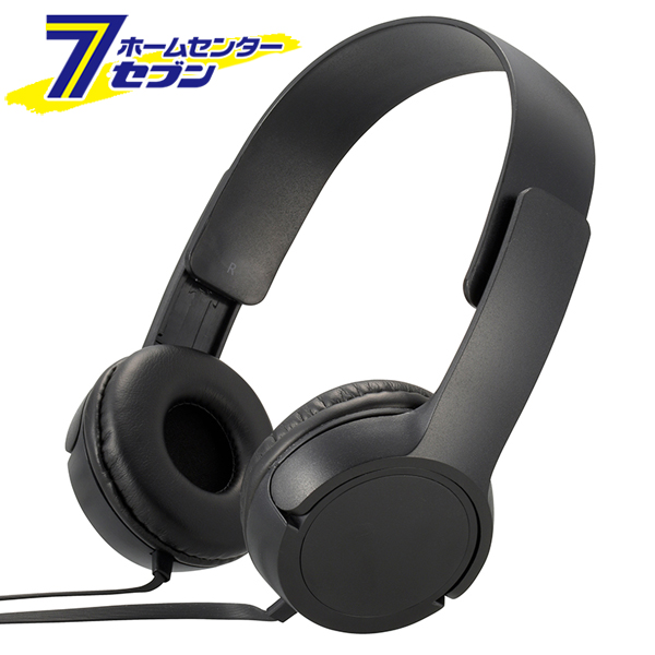 オーム電機 AudioComm ステレオヘッドホンH125 ブラック03-2281 HP