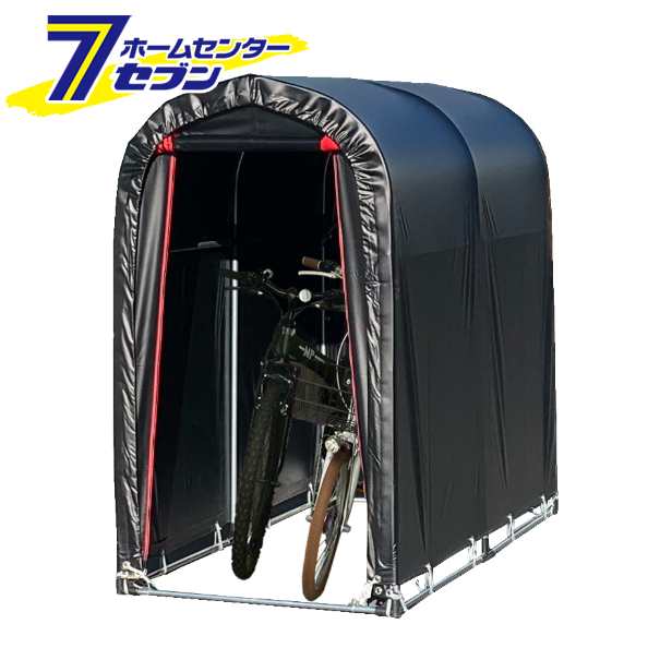 サイクルハウス 2台用-BK 一式  南栄工業 [ガレージ 車庫 自転車 簡易倉庫 バイク]の通販は