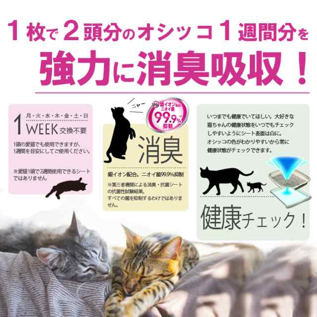 お盆期間も出荷 土日祝除く) 猫 トイレ シート デオトイレ 複数ねこ用 消臭・抗菌シート 大容量 16枚入x24個 ユニ・チャーム [2ケース  の通販はau PAY マーケット ホームセンターセブン au PAY マーケット－通販サイト