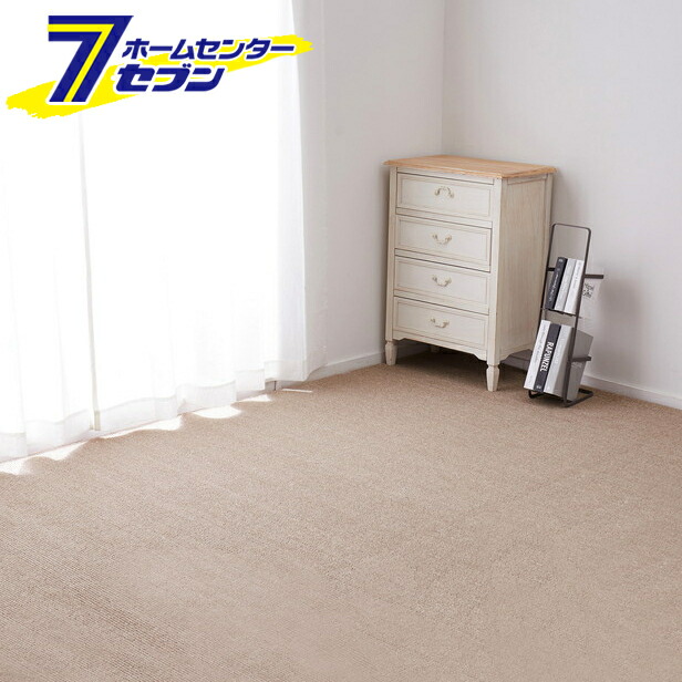 ペットにやさしい抗菌カーペット ステラ 江戸間8畳 ブラウン  萩原 [日本製 防音 防ダニ 防臭 床暖房OK]の通販は