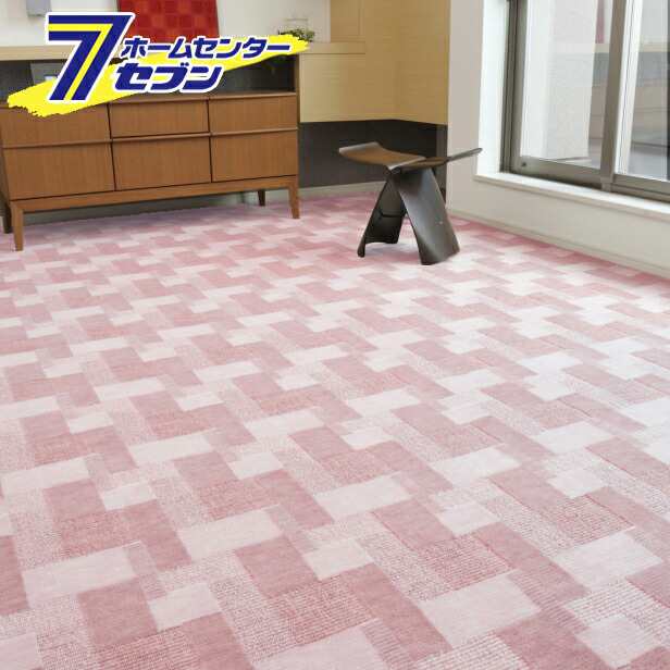 レトロかわいい抗菌カーペット バール  江戸間 3帖 ローズ  萩原 [レトロ 日本製 防臭 床暖房OK]の通販は