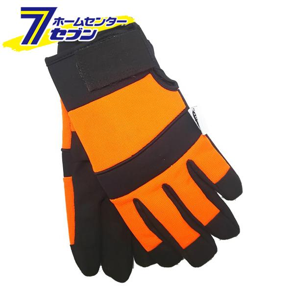 振動軽減手袋 カラビナ付 M 12双セット ＨＴ-Ｇ03M ハートフル・ジャパン [作業用手袋 草刈り チェーンソー 振動 軽減 伐採作業 手袋]