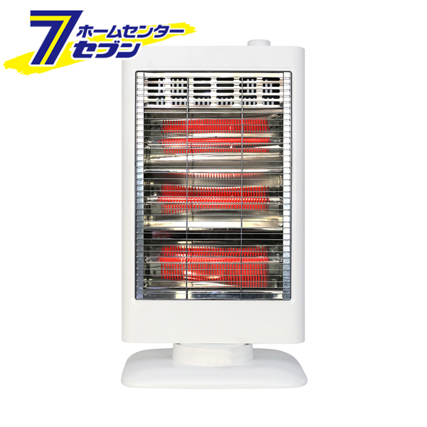 カーボンヒーター 横3灯 ホワイト SKJ-WM90C3（W) エスケイジャパン [遠赤外線 電気ヒーター 電気ストーブ 省エネ 足元暖房 速暖 スリム コンパクト]の通販は