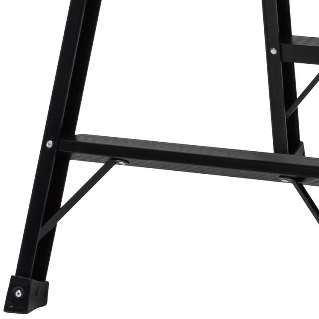 脚立 4段 KUR-120 はしご兼用脚立 幅広 ブラック アルミ KUR-120 アルインコ [alinco 黒 black はしご ハシゴ 梯子 kur120]の通販は