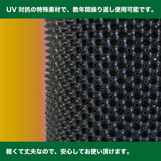 ルートプラスポット 60L まとめてお買い得 25個セット エアープルーニングコンテナ GS-AP400L-25 南榮工業 [まとめ買い 植木鉢 プランター 根巻き防止 空気剪定 UV加工 園芸 ]_6
