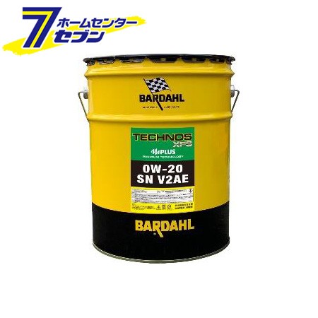 バーダル オイル TECHNOS XFS V2AE 0W-20 SN 20L 100%化学合成油 BARDAHL [エンジンオイル プレミアムフルシンセティック]