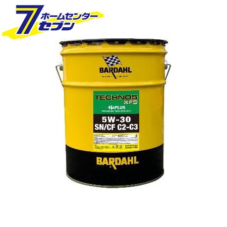 バーダル オイル TECHNOS XFS C2 C3 5W-30 SN／CF 20L 100%化学合成油 BARDAHL [エンジンオイル プレミアムフルシンセティック]