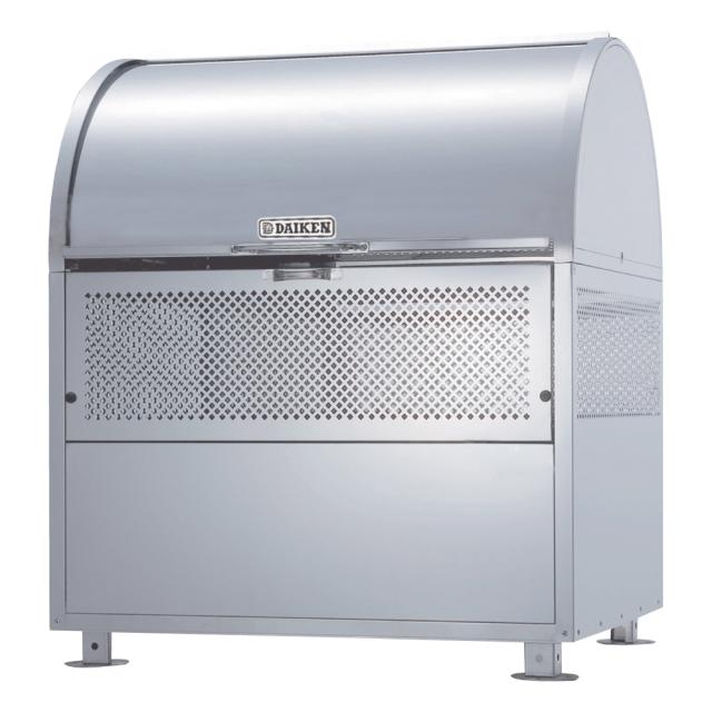 クリーンストッカー ゴミ収集庫 CKM-TN 90型 CKM-TN90 ダイケン [完成品 組み立て不要 容量550L クロムステンレスタイプ ckmtn90 屋外 大型 ゴミ箱 ダストボックス 集合住宅 店舗 サビに強い DAIKEN]
