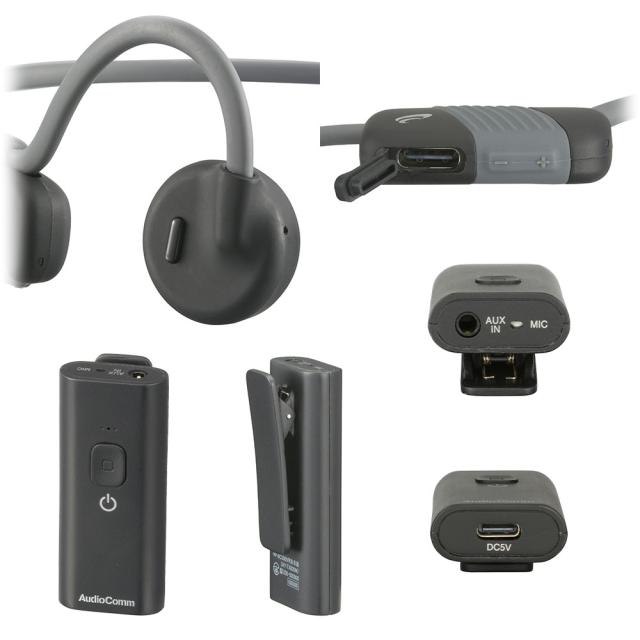 AudioComm_骨伝導イヤホン+集音器セット [品番]03-1700 HP-BC500N オーム電機 [AV小物・カメラ用品:ワイヤレスイヤホン]_1
