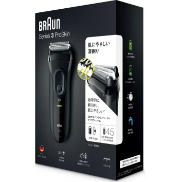 シェーバー 充電式シェーバー ブラック 3020S-B ブラウン BRAUN [髭