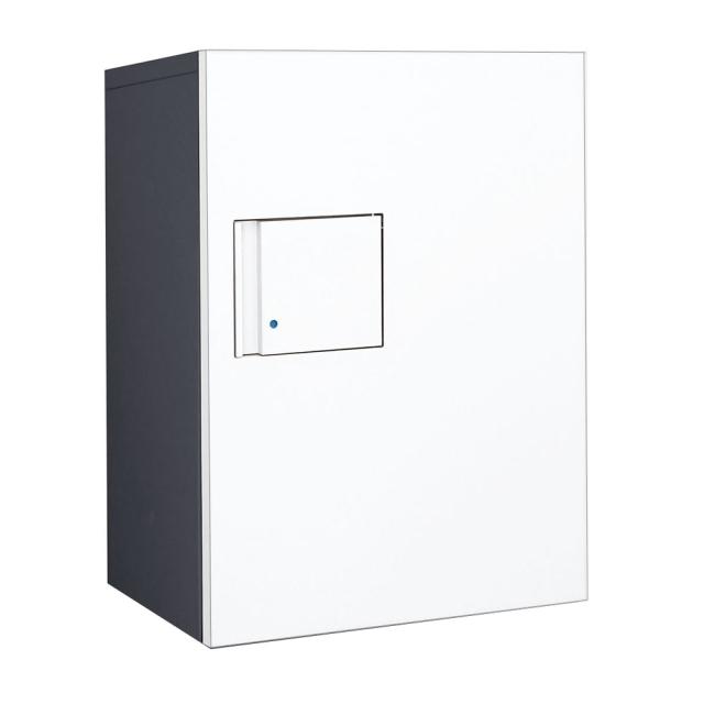 宅配ボックス プッシュ錠タイプ 標準扉 (ダークグレー/ホワイト) TBX-F1S-GW  商品単品販売 tbx-f1s-gw ダイケン [宅配BOX 完成品 Sボックス 1段仕様 防滴 100サイズ荷物対応  DAIKEN 白 グレー]の通販は