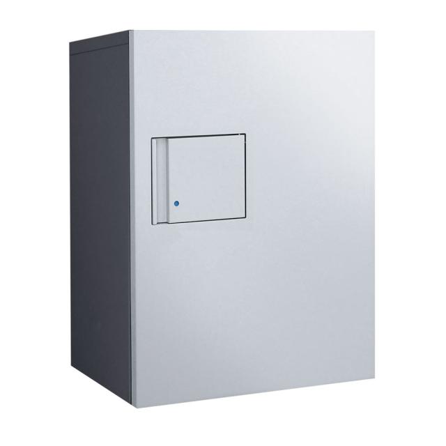 宅配ボックス プッシュ錠タイプ 標準扉 (ダークグレー/シルバーメタリック) TBX-F1S-GM  商品単品販売 tbx-f1s-gm ダイケン [宅配BOX 完成品 Sボックス 1段仕様 防滴 100サイズ荷物対応  DAIKEN グレー 銀]の通販は