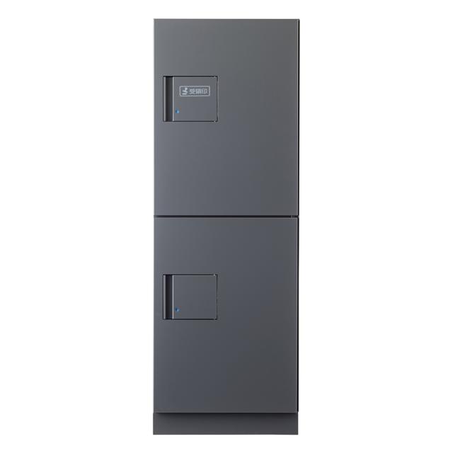 宅配ボックス プッシュ錠タイプ 標準扉 (ダークグレー) TBX-F2S-GG