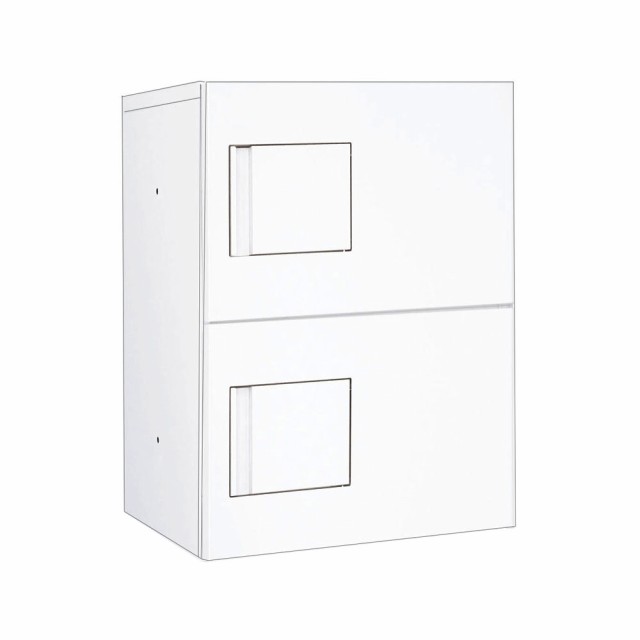 宅配ボックス シリンダー錠タイプ TBX-G1SS-W (白)  商品単品販売 tbx-g1ss-w ダイケン [宅配BOX TBX-G1型 SSボックス 防滴構造 DAIKEN 2の通販は