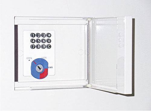 宅配ボックス プッシュ錠タイプ 標準扉 (ホワイト) TBX-F2L-WW 商品単品販売 tbx-f2l-ww ダイケン [宅配BOX 完成品 1段仕様 防滴 160サイズ荷物対応 DAIKEN 白]_3