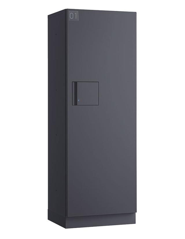 宅配ボックス プッシュ錠タイプ 標準扉 (ダークグレー) TBX-F2L-GG 商品単品販売 tbx-f2l-gg ダイケン [宅配BOX 完成品 1段仕様 防滴 160サイズ荷物対応 DAIKEN グレー]_2