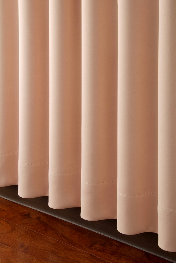 カーテン 1級遮光 フルダルムジ ピンク 無地 150x225cm  クレアール [遮光カーテン ドレープカーテン 日よけ 柔らかい ベーシック 使いやすい 日をしっかり遮る 日焼け防止 1枚]の通販は 4,932円