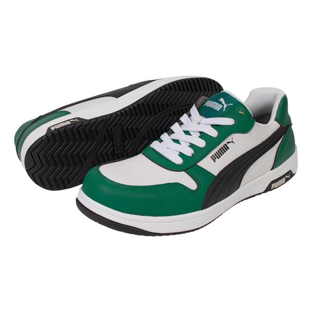 プーマ安全靴#64.208 25.5cmフロントコート　レッドロー プーマ ヘリテイジ フロントコート・レッド・ロー No.64.208.0