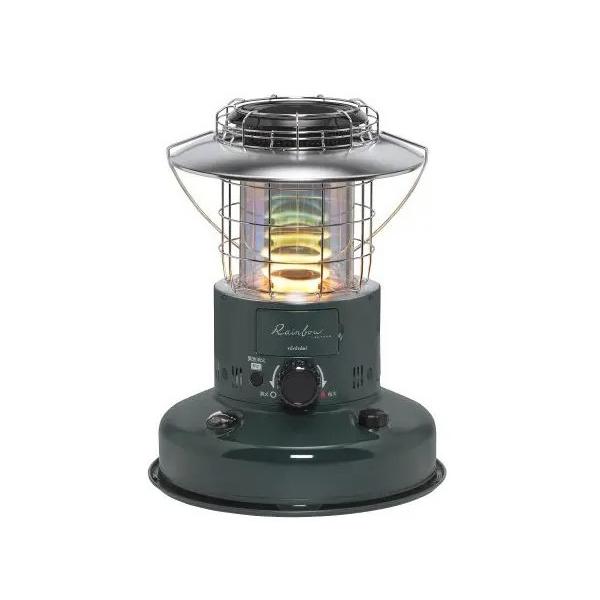 石油ストーブ (対流型) 木造7畳・コンクリ9畳 グリーン 日本製 RL-2524-G [暖房器具 灯油 簡単点火 レインボーストーブ トヨトミ]