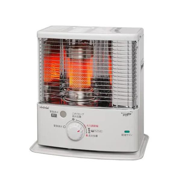 石油ストーブ (反射型) 木造8畳・コンクリ10畳 ホワイト 日本製 RS-S2924-W [暖房器具 灯油 簡単点火 トヨトミ]