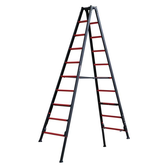 上部操作式 伸縮脚付専用脚立 GAUDI-X 10段 300cm GUD300X [現場作業 高所作業 安全作業 アルインコ]