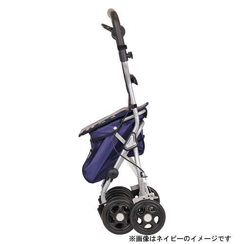 シルバーカー ルミド チェックブラック SIMD02-BK [シニア 高齢者 お散歩 歩行補助 座れる 収納 幸和製作所]_1
