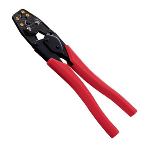 圧着工具 AK19A [電工 圧着ペンチ 電設 カシメ 端子 銅線 工具 ロブテックス]