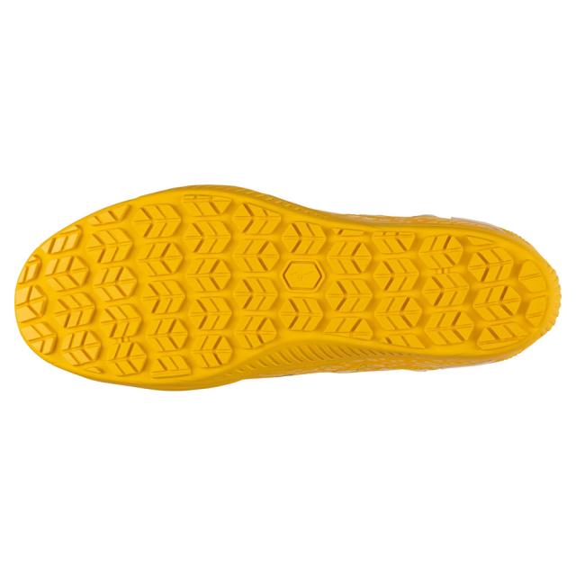 オールマイティ ワークシューズ 26.5cm イエロー×ネイビー TDII 22 L F1GA230145265 ミズノ [ワーキング スニーカー 作業靴 ユニセックス ローカット ベルト靴 軽量 ]