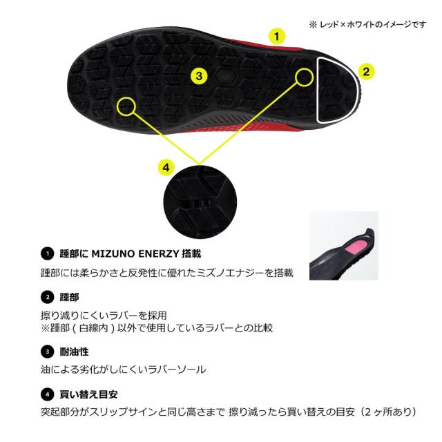 オールマイティ ワークシューズ 27.5cm イエロー×カーキ TD II 51L BOA F1GA240245275 ミズノ [ワーキング 作業靴 スニーカー 黄色 ローカット ダイヤル靴 ボアフィット 軽量 衝撃吸収 クッション性 耐滑性 通気性 ユニセックス mizuno]