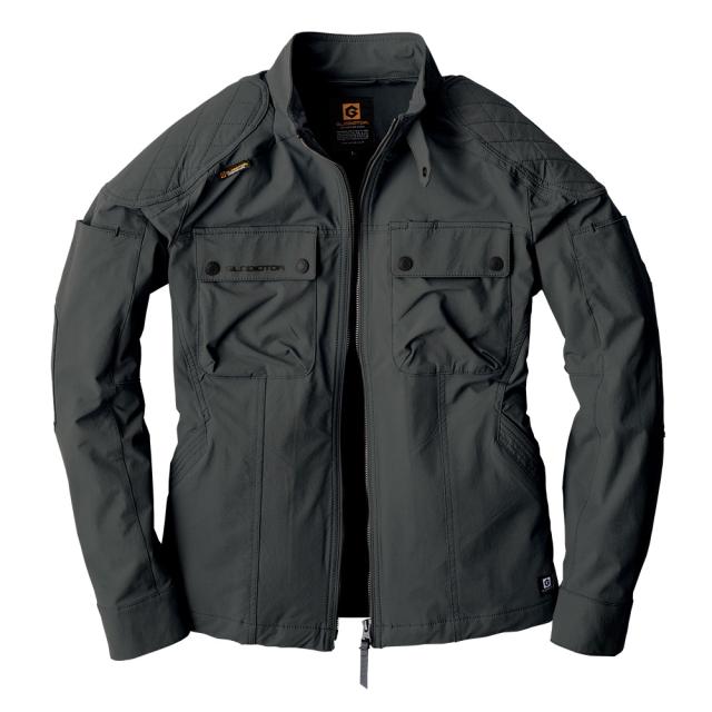 4WAYストレッチジャケット (ネイビー) L GX-3810 コーコス信岡 [作業服 作業着 ユニフォーム ジャケット ストレッチ メンズ レディース グラディエーター GLADIATOR CO-COS]の通販は