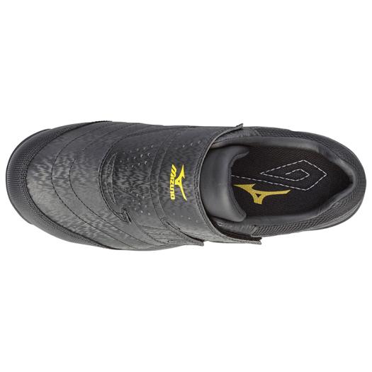 オールマイティ ワークシューズ 25.5cm ブラック AS C1GA181109255 ミズノ [作業靴 静電気帯電防止 ワーキング スニーカー ユニセックス ローカット ベルト靴 軽量 ]