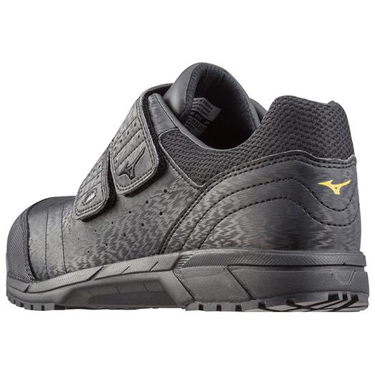 オールマイティ ワークシューズ 26.5cm ブラック AS C1GA181109265 ミズノ [作業靴 静電気帯電防止 ワーキング スニーカー ユニセックス ローカット ベルト靴 軽量 ]