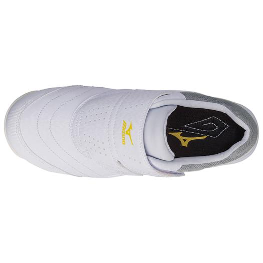 オールマイティ ワークシューズ 25.5cm ホワイト AS C1GA181101255 ミズノ [作業靴 静電気帯電防止 ワーキング スニーカー ユニセックス ローカット ベルト靴 軽量 ]