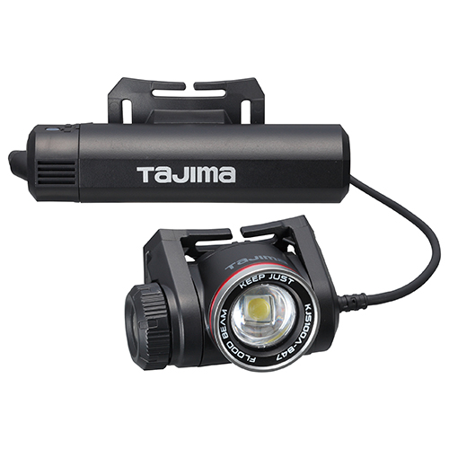 ヘッドライト KJS ブースト 1000ルーメン フラッド照射 充電池専用型 キープジャスト KJS100A-B47 [LEDライト 夜間作業 閉所作業 精密作業 タジマ]の通販は