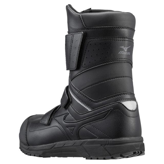 オールマイティ ワークシューズ 23.5cm ブラック BS 29 H F1GA210209235 ミズノ [作業靴 ワーキング 長靴 ブーツ ユニセックス ハイカット ベルト靴 軽量 ]