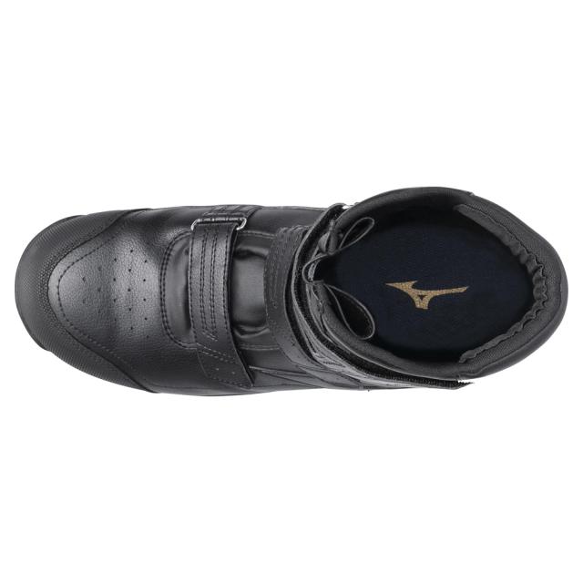 オールマイティ ワークシューズ 26.5cm ブラック BS 29 H F1GA210209265 ミズノ [作業靴 ワーキング 長靴 ブーツ ユニセックス ハイカット ベルト靴 軽量 ]